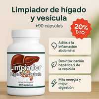 Limpiador de hígado y vesícula x90 cápsulas