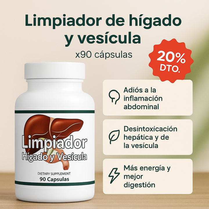 Limpiador de hígado y vesícula x90 cápsulas