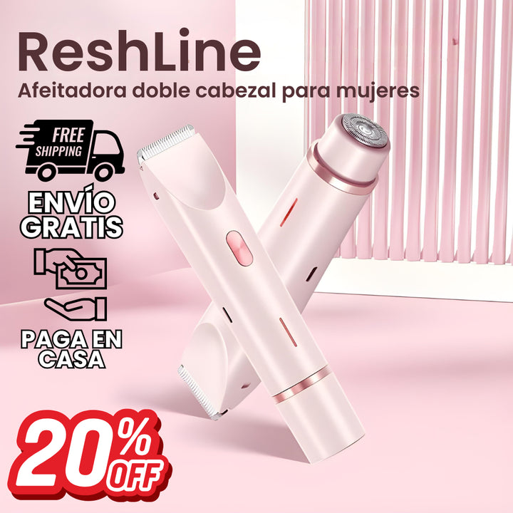 ReshLine | Afeitadora doble cabezal para mujeres