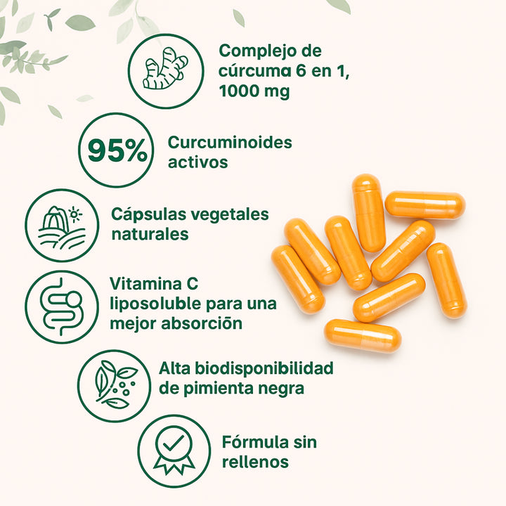 95% cúrcuma - el antiinflamatorio más potente del mercado
