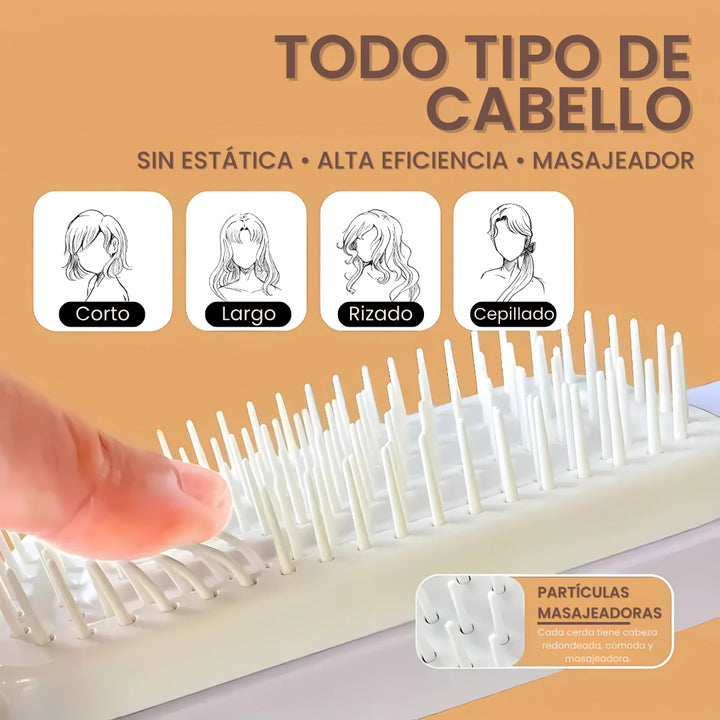 CleanBrush | Cepillo Autolimpiador Con Cerdas Retráctiles