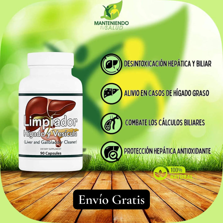 Limpiador de hígado y vesícula x90 cápsulas