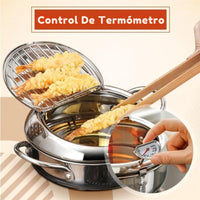 QuickFrie | Freidora Estilo Japones con termómetro