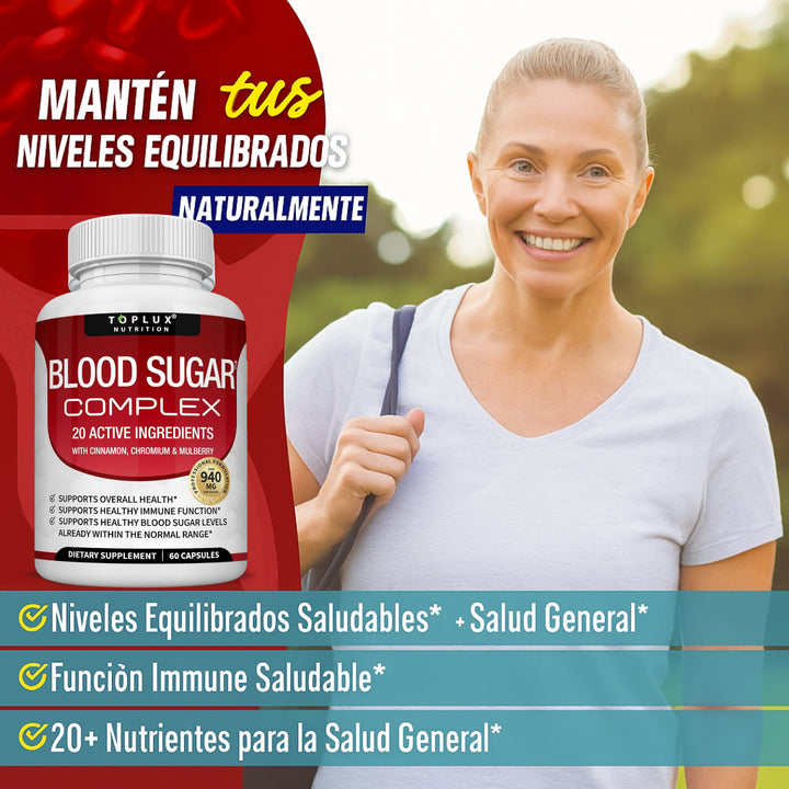 Blood Sugar Complex | Suplemento regulador x60 cápsulas