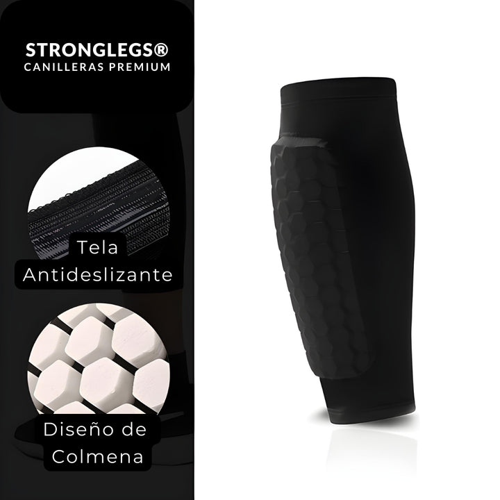 StrongLegs® | Canilleras Premium Tipo Media (Par) ⚽