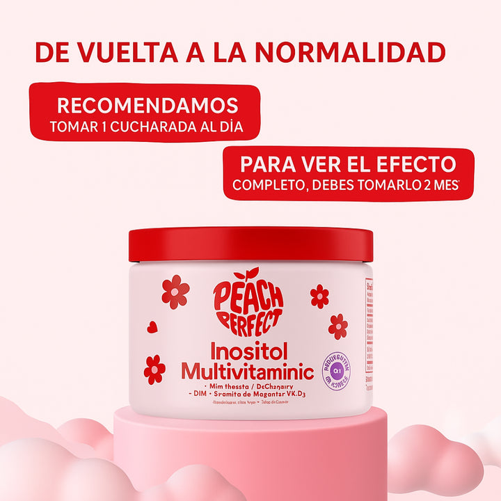 Inositol de PeachPerfect | Vitaminas en polvo revitalizadoras