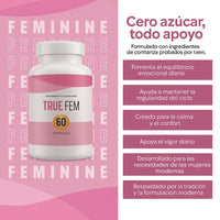 TrueFem | x60 cápsulas para la menopausia