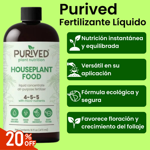 Purived | Fertilizante Líquido 100% natural