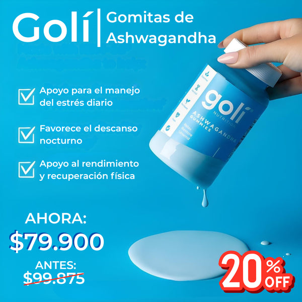 Goli | Gomitas de Ashwagandha