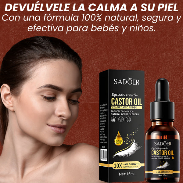 Castor Oil | Aceite de ricina para cejas, pestañas y barba