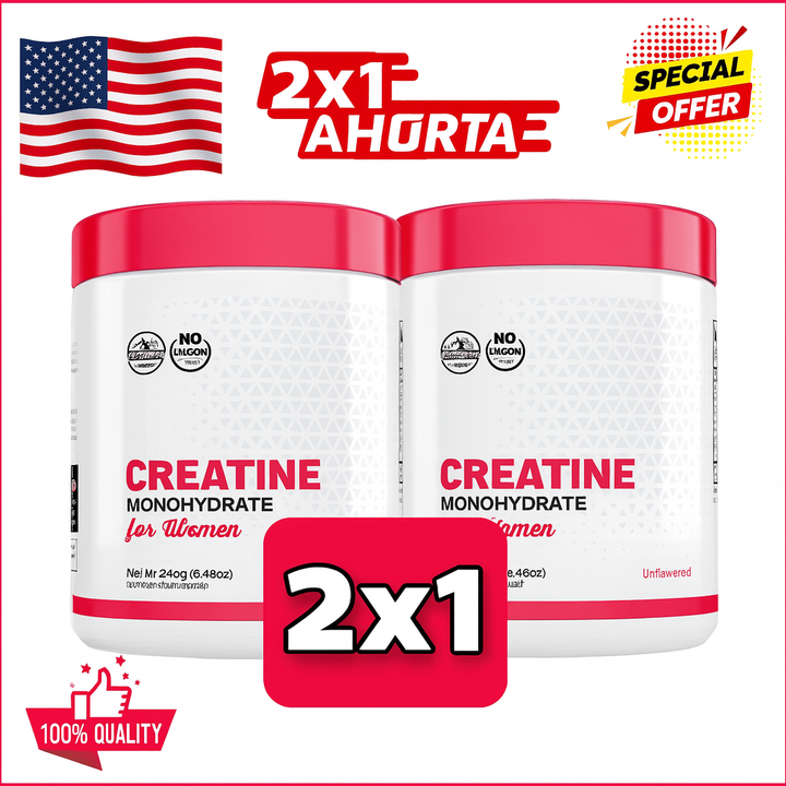 Creatina Old School Doble | Lleva 2 por el precio de 1 🎁