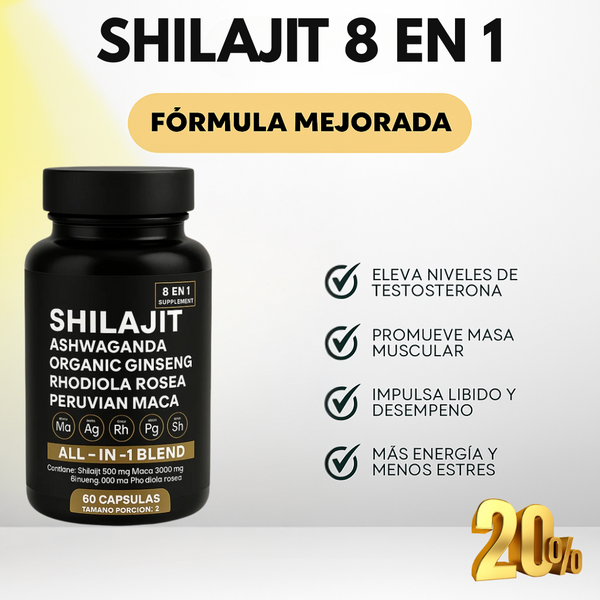 Shilajit 8 en 1