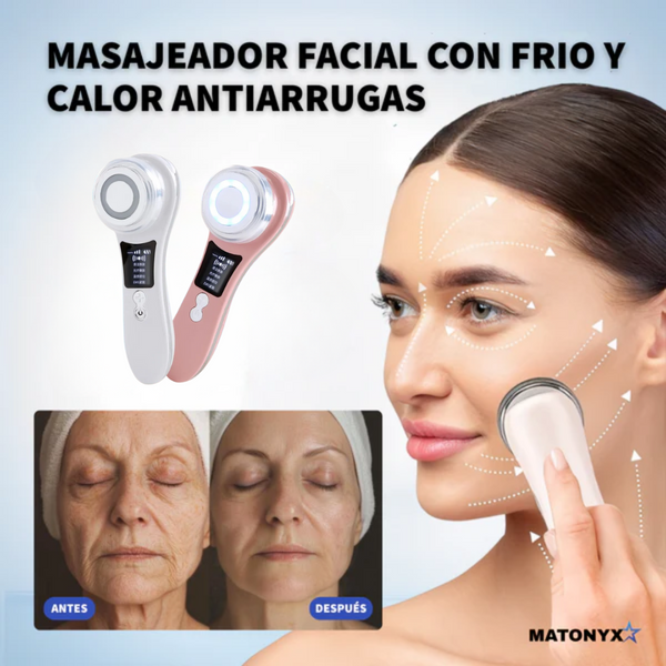 Cutskin® Masajeador Tonificante de microcorrientes con frio y calor