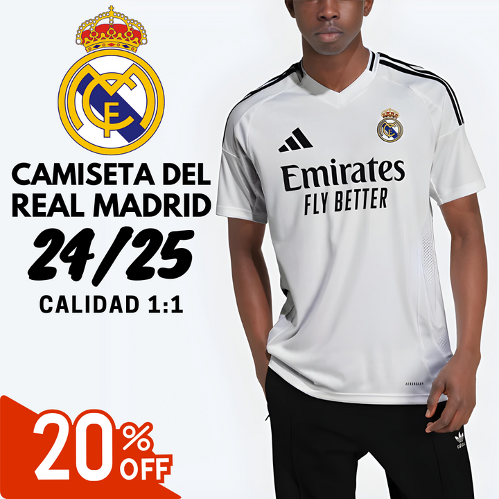 Camiseta Adidas 1:1 Del Real Madrid ⚽ 24/25