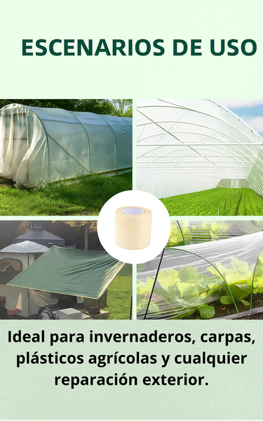 Cinta Elástica para reparación de invernaderos