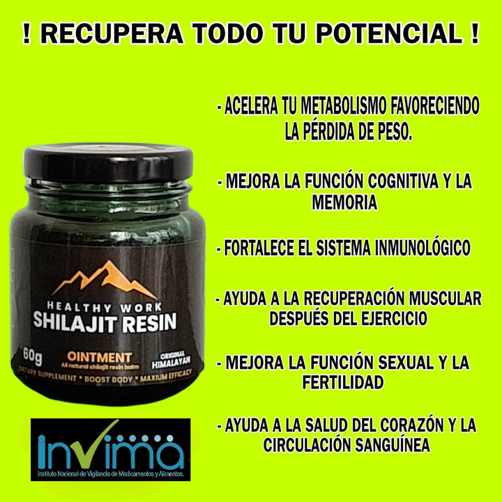 Suplemetno Shilajit Jalea + Shilajit En Capsulas🌿💪