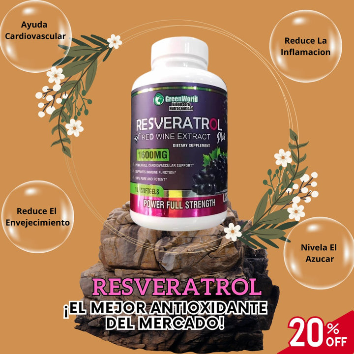 Resveratrol x100 Capsulas 💊