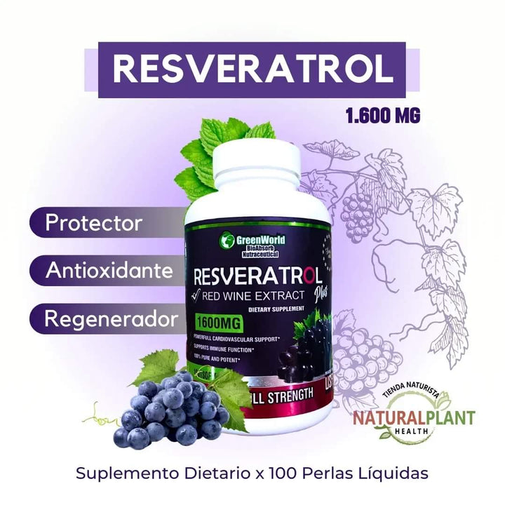 Resveratrol x100 Capsulas 💊