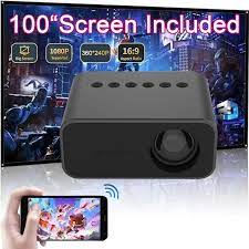 Mini Proyector LED portatil YT500 🍿📽️ Compatible con el celular 📲