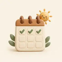 Calendario con checks
