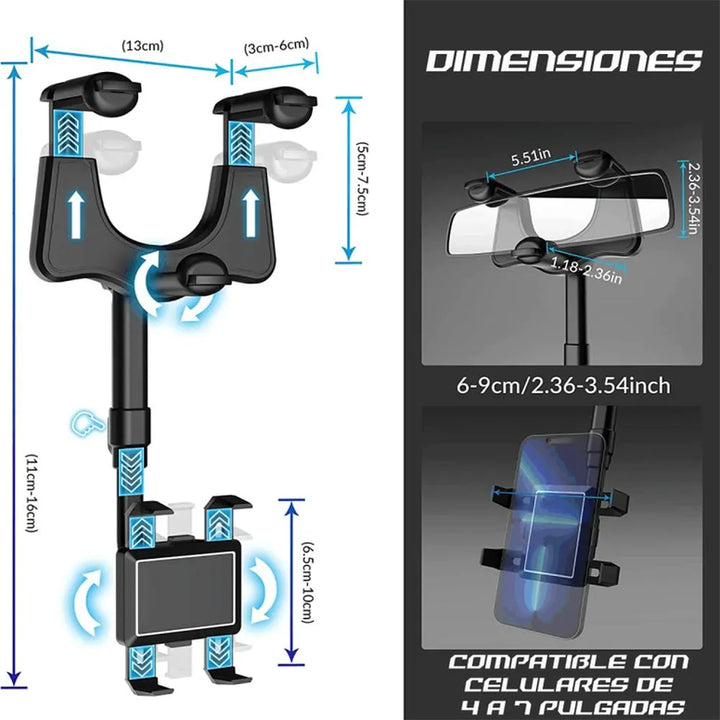 Soporte Para Celular con Rotacion 360° 🔄🚗